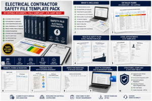 Electrical Contractor Safety File South Africa - 201 Editable Documents